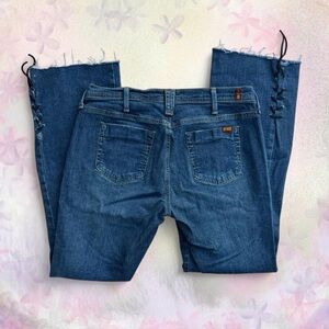 BONGO lace up detail jeans